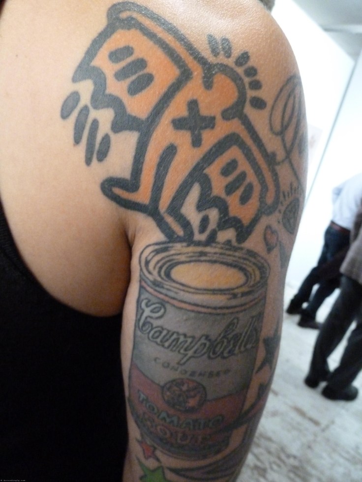 Tattoo-of-the-Day-Haring-Warhol