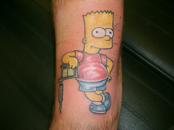 bart_simpson_tattoo_by_hollandvanlin-d3dg53o