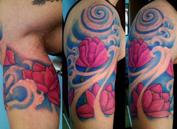 flower tattoo design for men