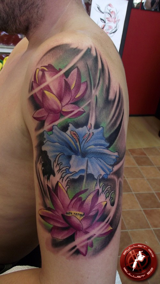 Men-Lotus-Tattoo-Designs