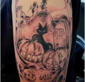 halloween-arm-tattoo