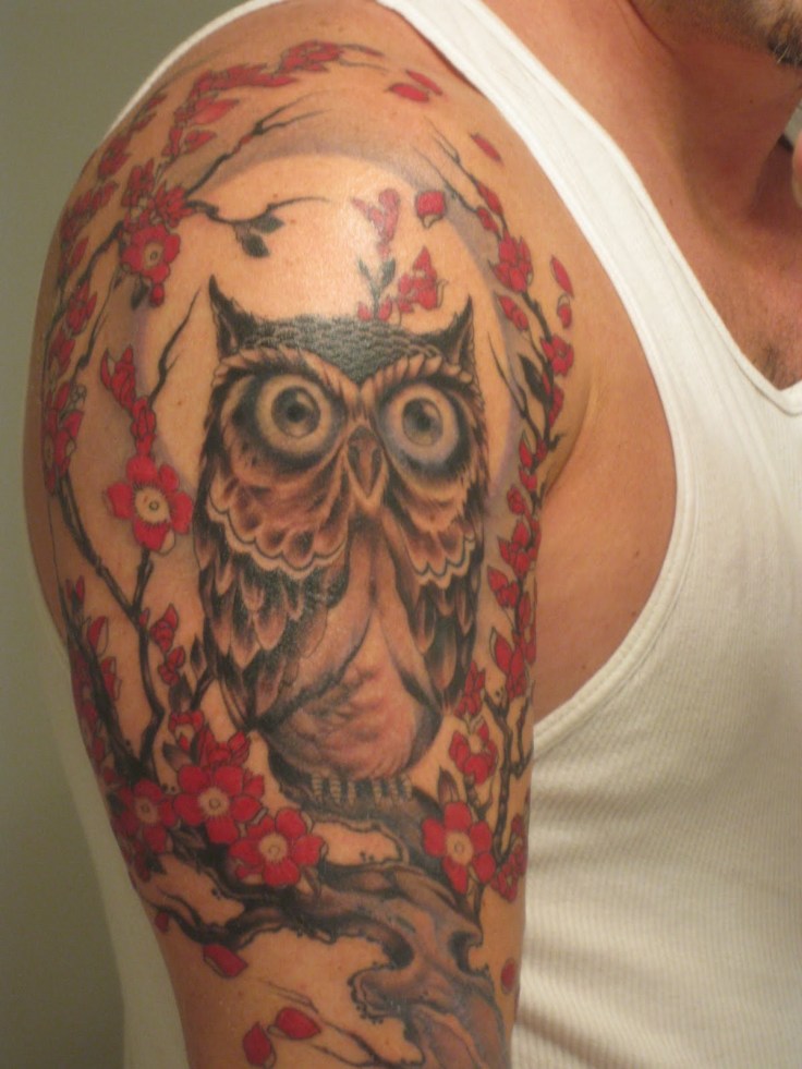 Colorful-Owl-Tattoo