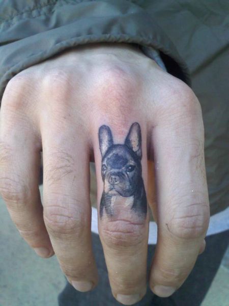 Dog-Tattoos-on-Finger