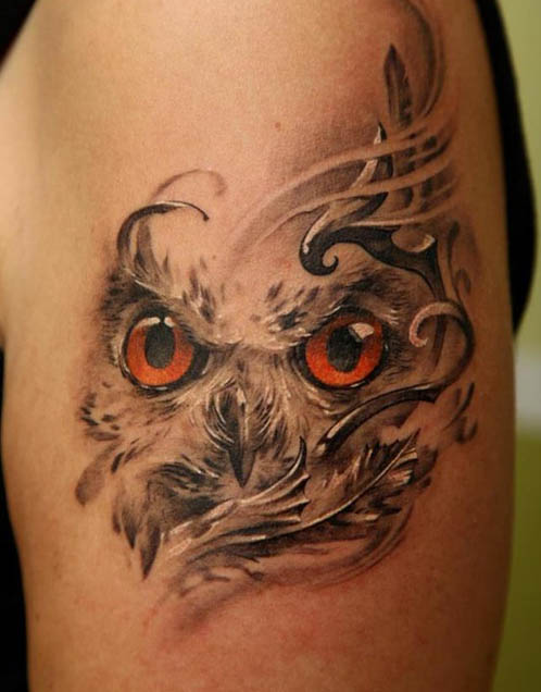 flying-owl-tattoo-design