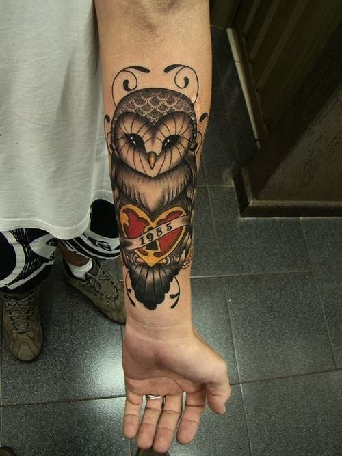owl-tattoo-on-wrist-for-girl