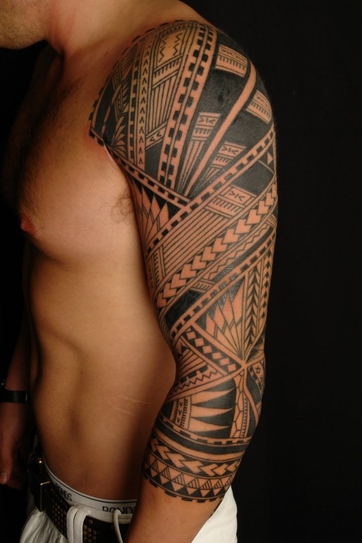 samoan-sleeve-tattoo