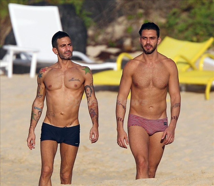 Marc Jacobs and Lorenzo Martone spend a romantic day at the beach in St Barts