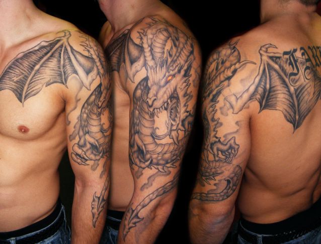 Great-dragon-tattoo-on-shoulder-687