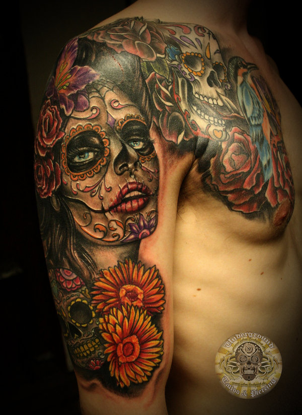 santa-muerte-sugar-skull