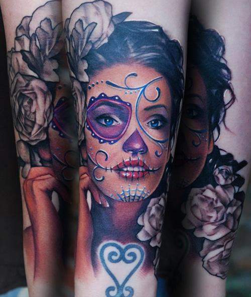 sexy-sugar-skull-tattoo