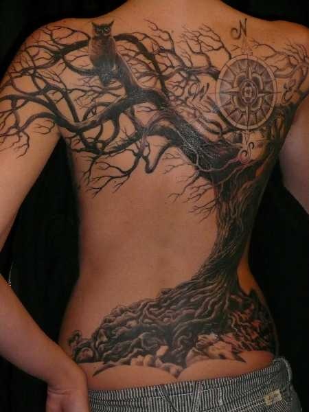 tree-tatoo-with-compass-and-a-owl