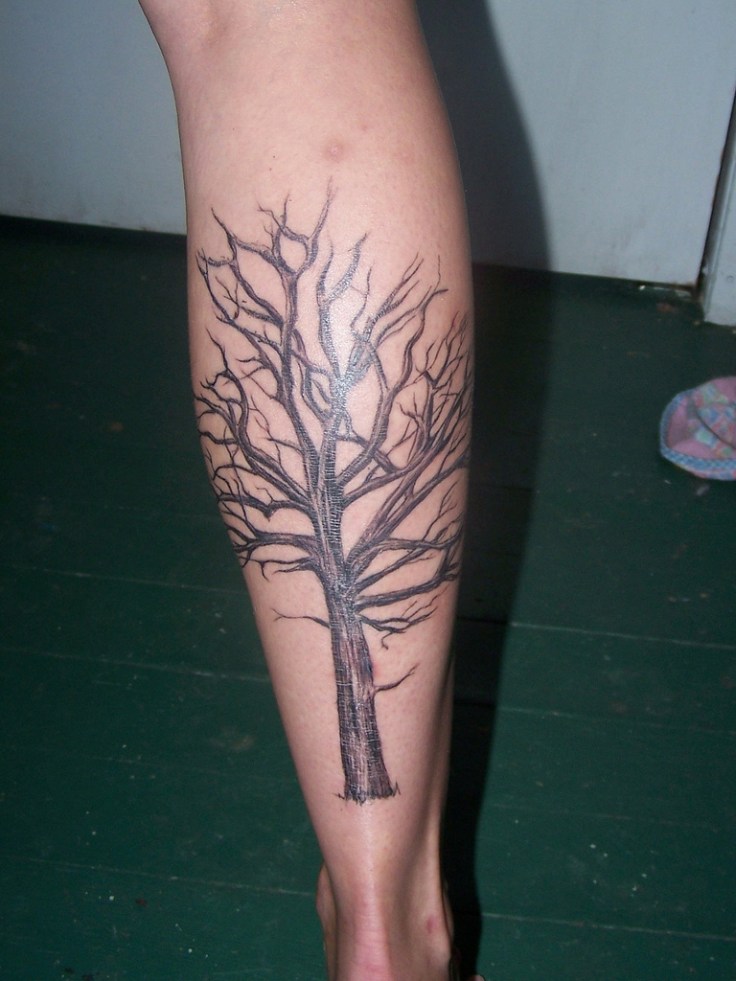Tree-Tattoo-for-Leg