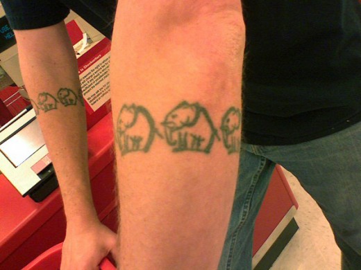Group-of-Elephant-Tattoo-Style-520x390