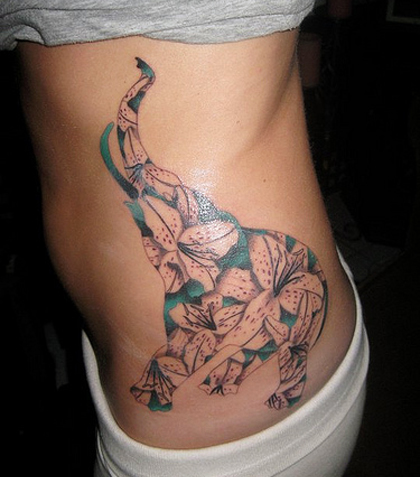 Teenagers-Rib-Elephant-Tattoo-Trend