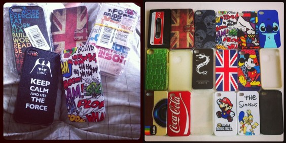 Minhas capinhas do iPhone 4