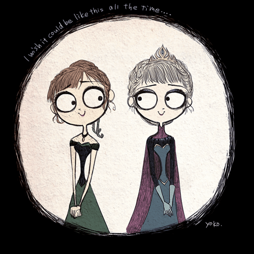 frozen tim burton4