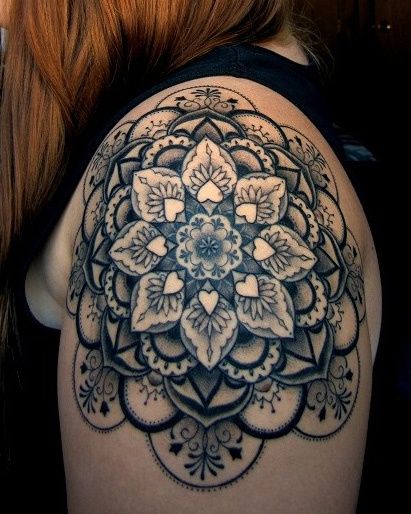 Mandala-shoulder-tattoo