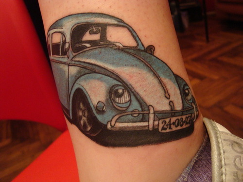 Tatuagem-Fusca-Azul