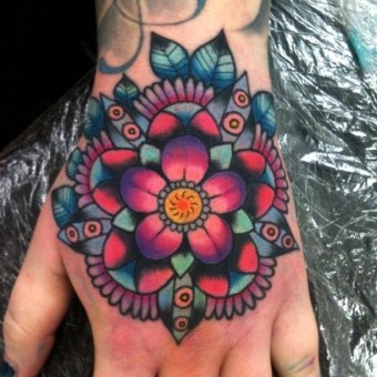 Technicolor-mandala-tattoo