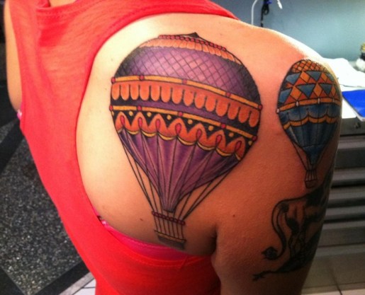 Cool-Hot-Air-Balloon-Tattoo-Design