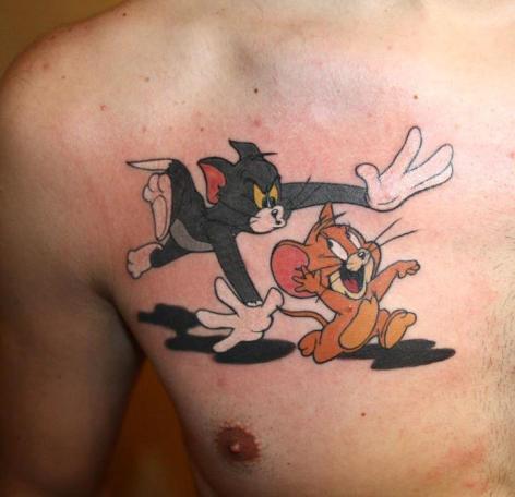 Tom-and-Jerry-Tattoo