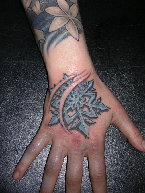 snowflake hand
