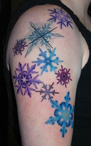 snowflakes-arm-tattoo