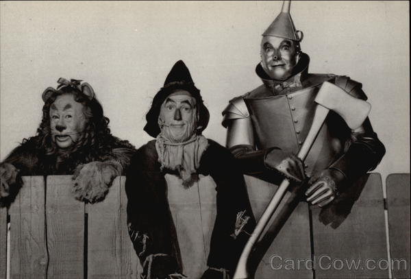 The Wizard of Oz - Lion, Scarecrow  Tin Man