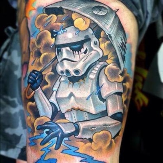 robot-rain-tattoo-design-on-thigh