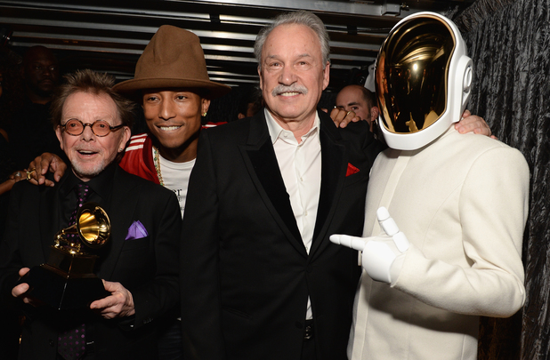 Paul Williams, Pharrell Williams, Giorgio Moroder and Daft Punk