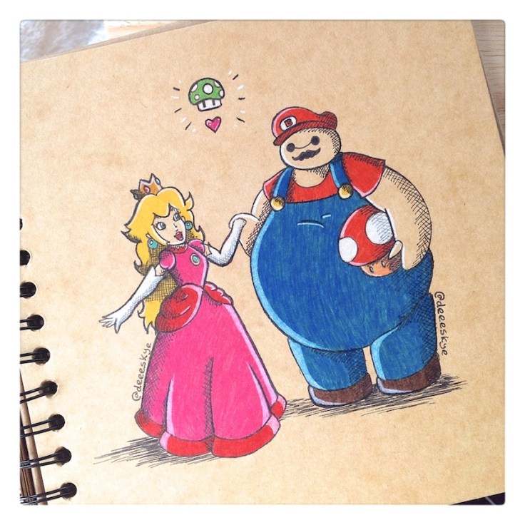 baymax mario