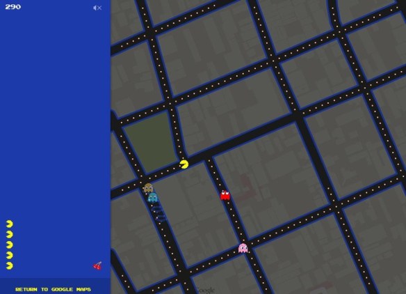 pacman-googlemaps