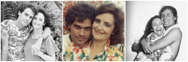 Com a mãe, Lucinha Araújo, parceira até o fim da vida.