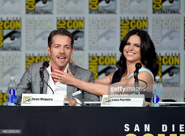 speaks onstage at the "Once Upon a Time" panel during Comic-Con International 2015 at the San Diego Convention Center on July 11, 2015 in San Diego, California.