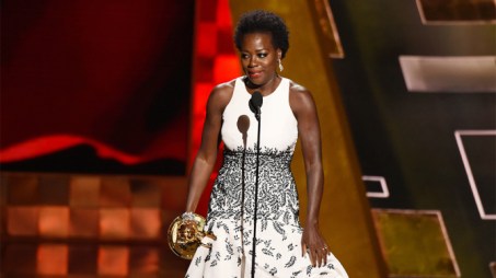 Mandatory Credit: Photo by Buckner/Variety/REX Shutterstock (5120845fr) Viola Davis ('How To Get Away With Murder' - Outstanding Lead Actress in a Drama Series) 67th Primetime Emmy Awards, Show, Los Angeles, America - 20 Sep 2015