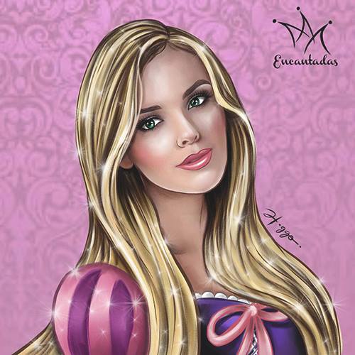 Thaeme como Rapunzel