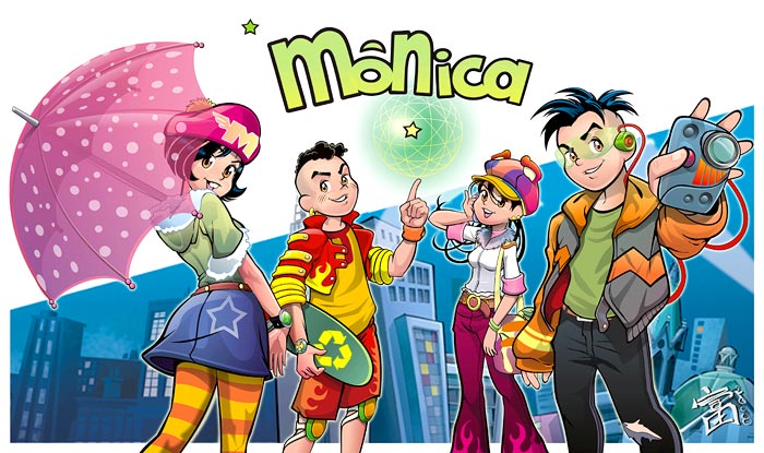 turma da monica jovem