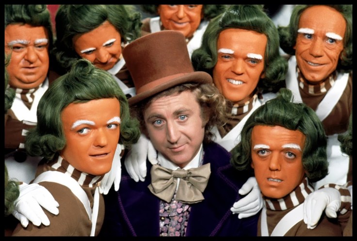 Oompa Loompas A Fantástica Fábrica de Chocolate 1971 willy wonka Charlie and the Chocolate Factory