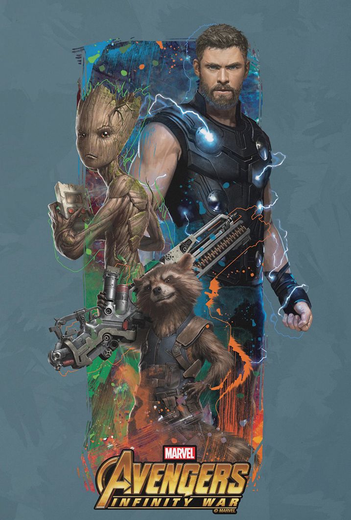 thor rocket groot