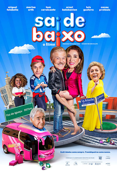 sai de baixo poster